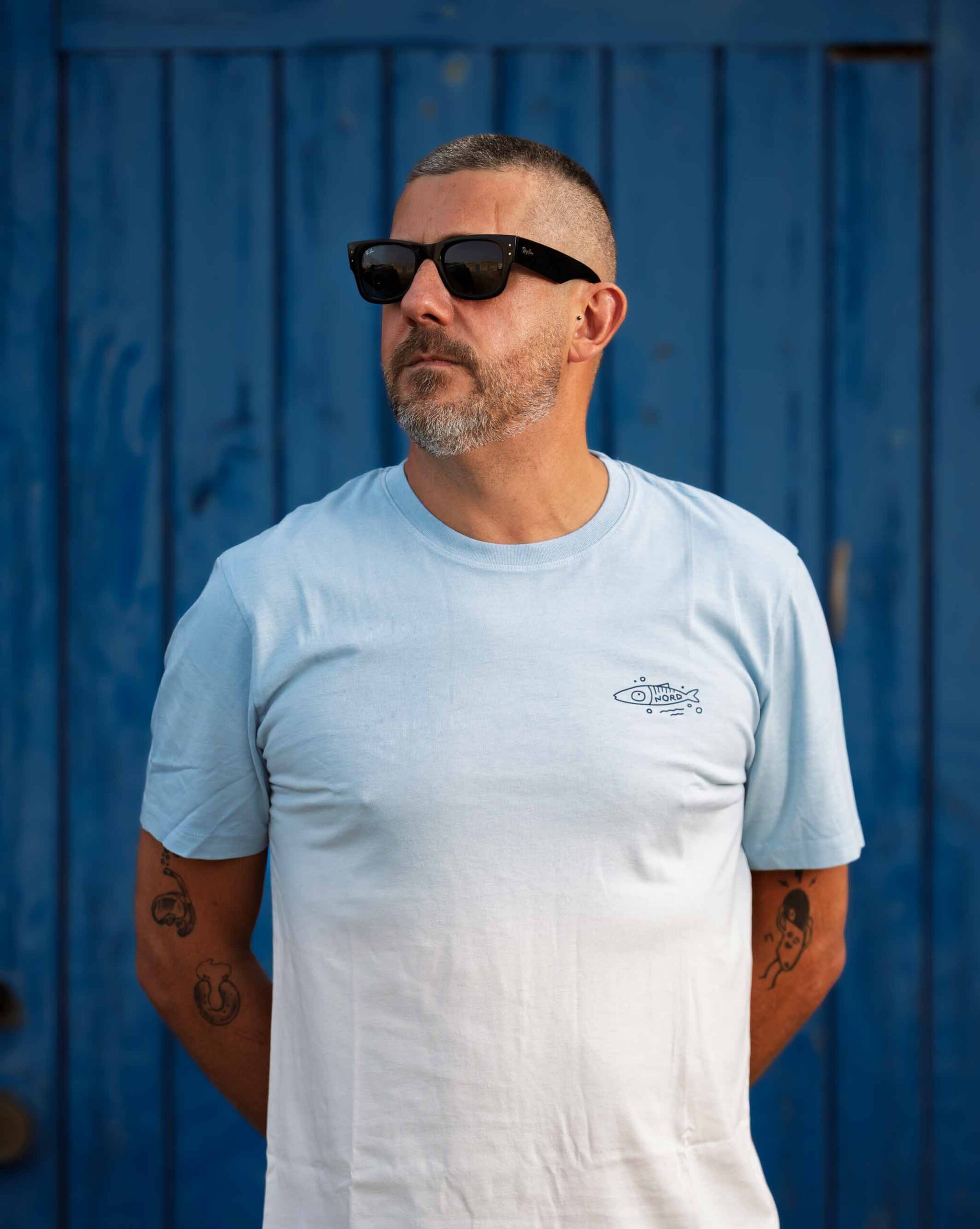 Nord "Banc de Sardinetes" T-shirt - Aquamarine Gradient - Image 2
